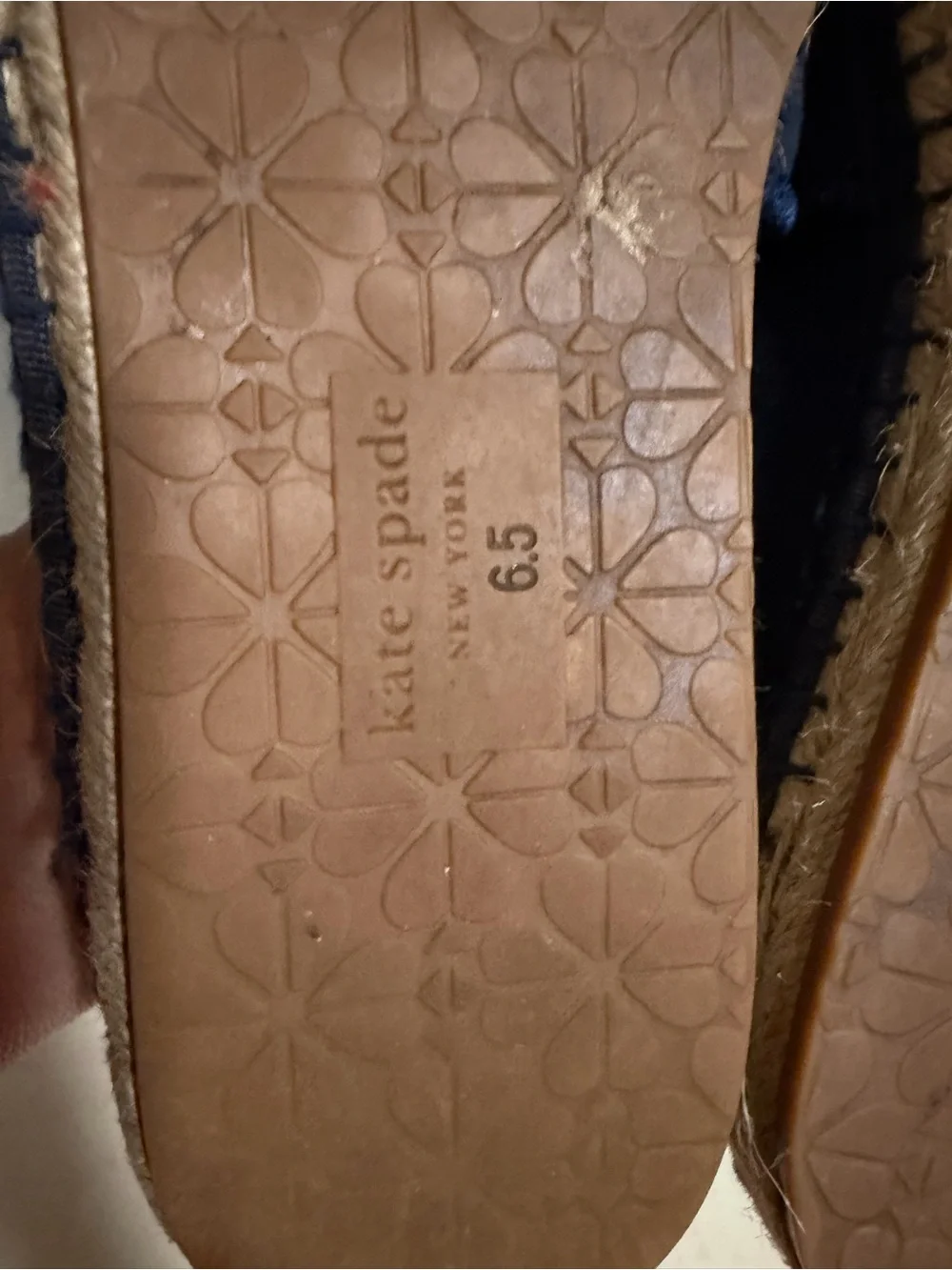 Kate spades espadrille Slip-on Shoes size 6.5